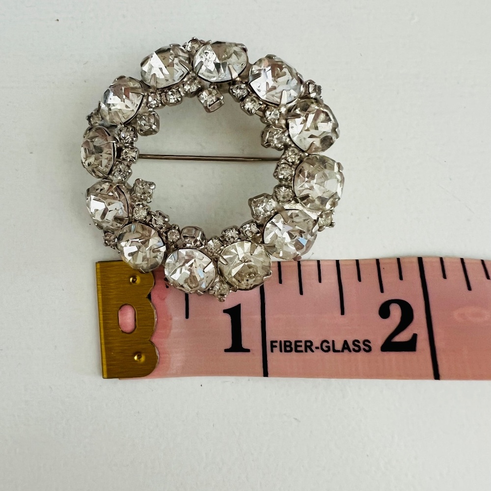 Rhinestone Brooch - Picture 3 of 4